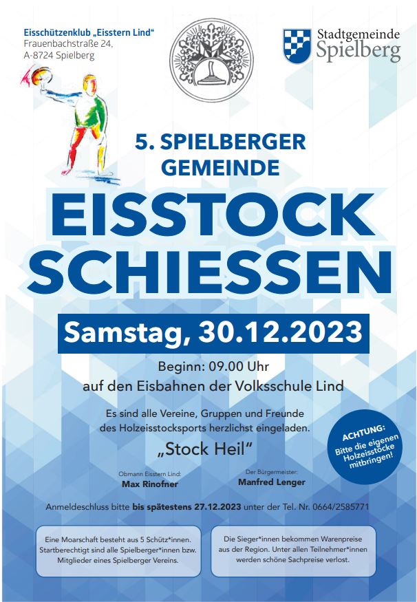 Stock heil! 5. Spielberger Gemeinde-Eisstockschießen